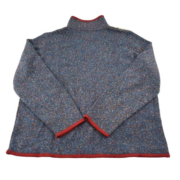 Alfred Dunner Womens Patchwork Full Zip Cardigan Sweater L - Picture 4 of 4